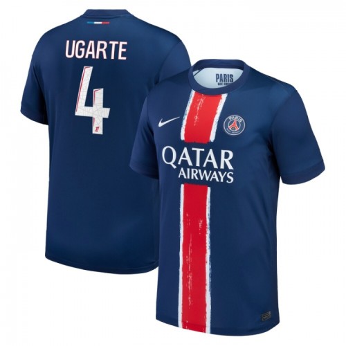 Maglia Paris Saint Germain Manuel Ugarte 4 Primo 2024-25 Maniche Corte - Uomo Maglia Paris Saint Germain Manuel Ugarte 4 Primo 2024-25 Maniche Corte - Uomo
